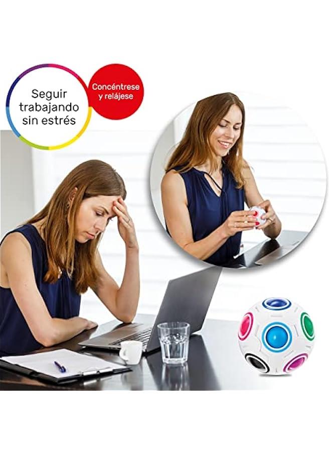 ® Original Rainbow Puzzle Ball I Brain Teasers for Kids Ages 6-10 I for Boys and Girls 6+ Years I Travel Toy for Children | Fidget Ball Magic Ball - Image 4